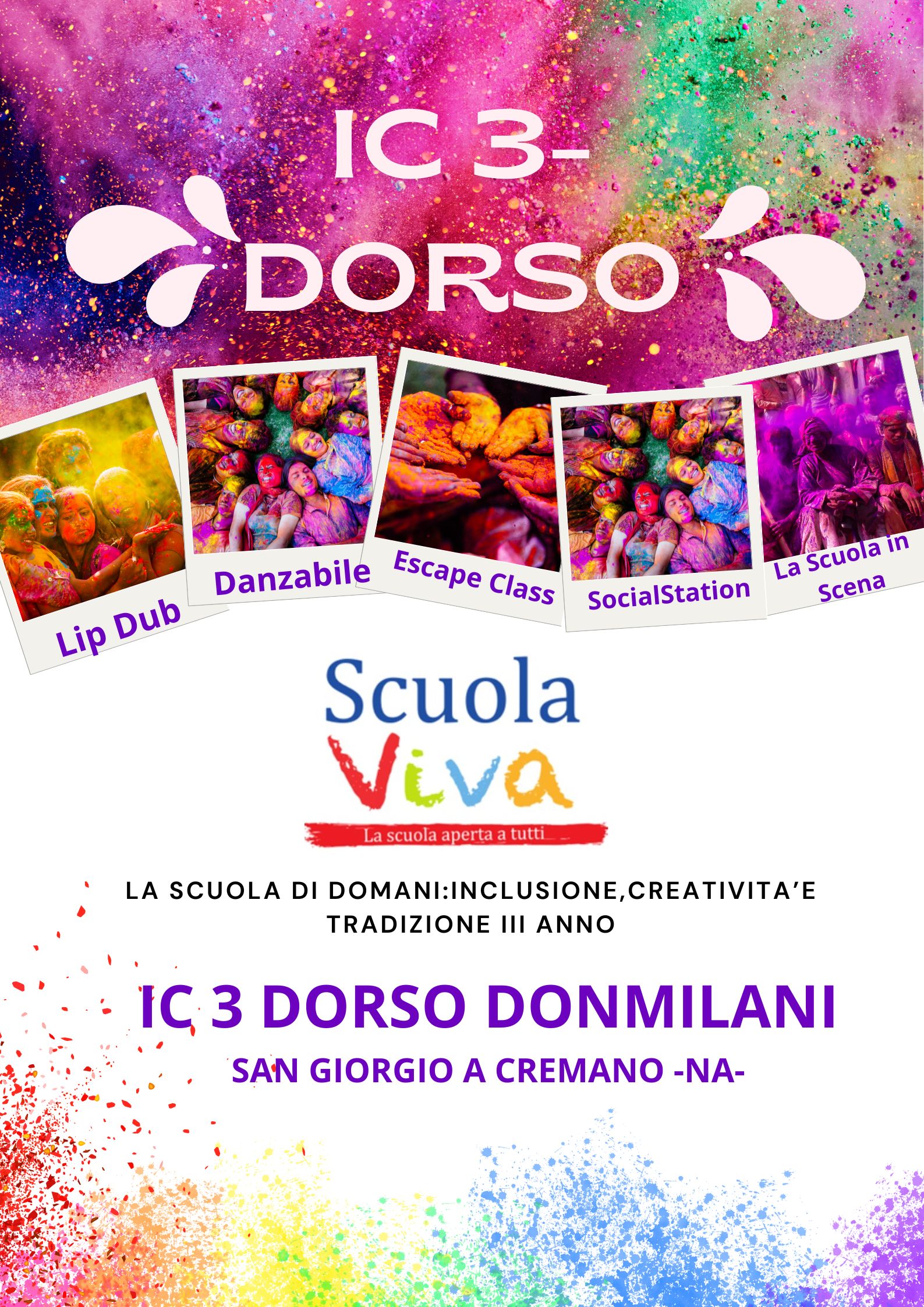 Una scuola più viva che mai al Don Milani Dorso di San Giorgio a Cremano